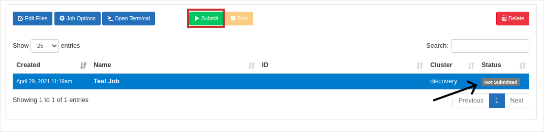 Jub Submitted