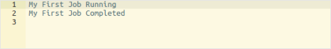 Script Output